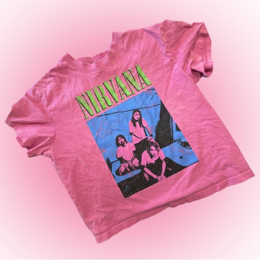 GAP Pink Nirvana Graphic Tee